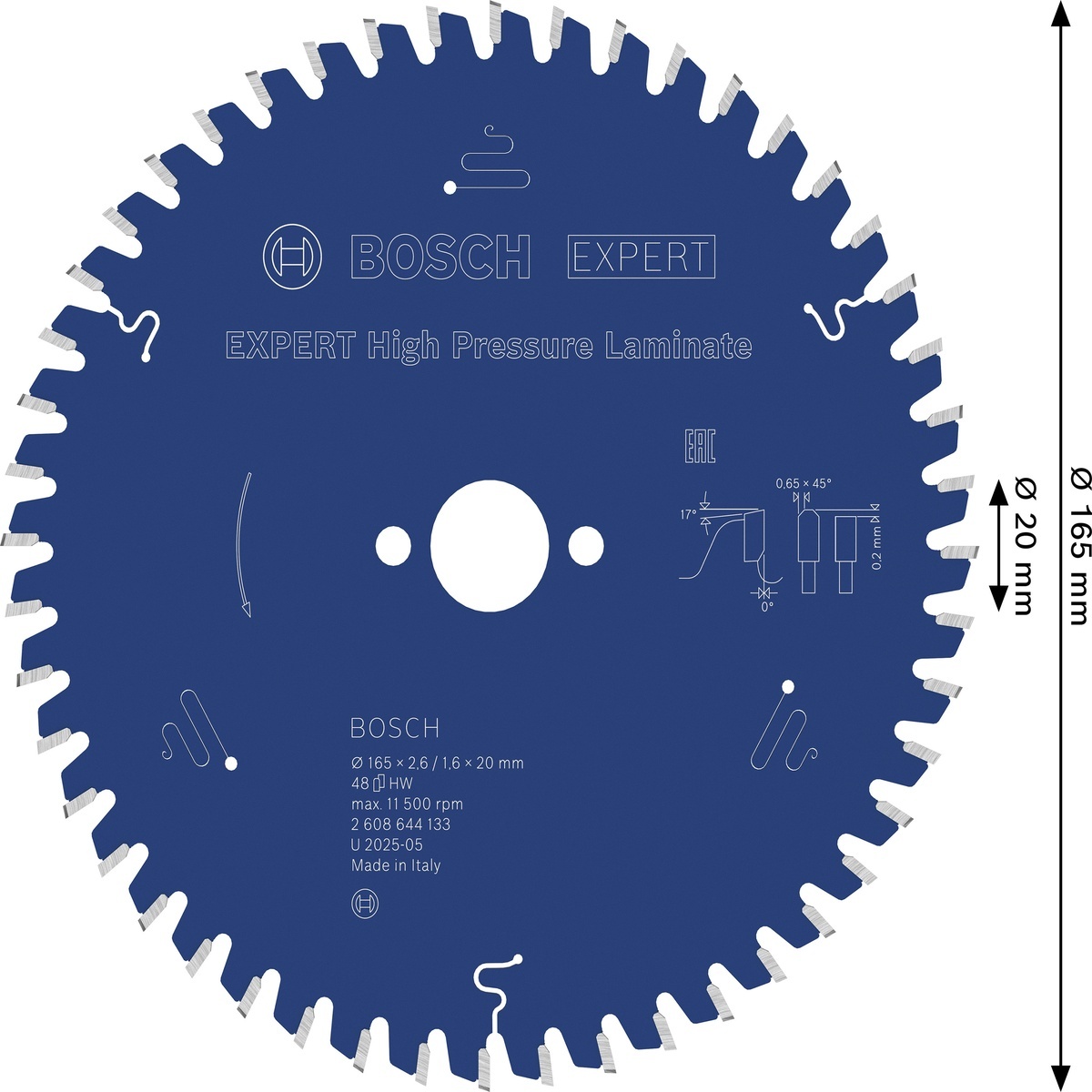 Bosch Kreissägeblatt Expert for High Pressure Laminate