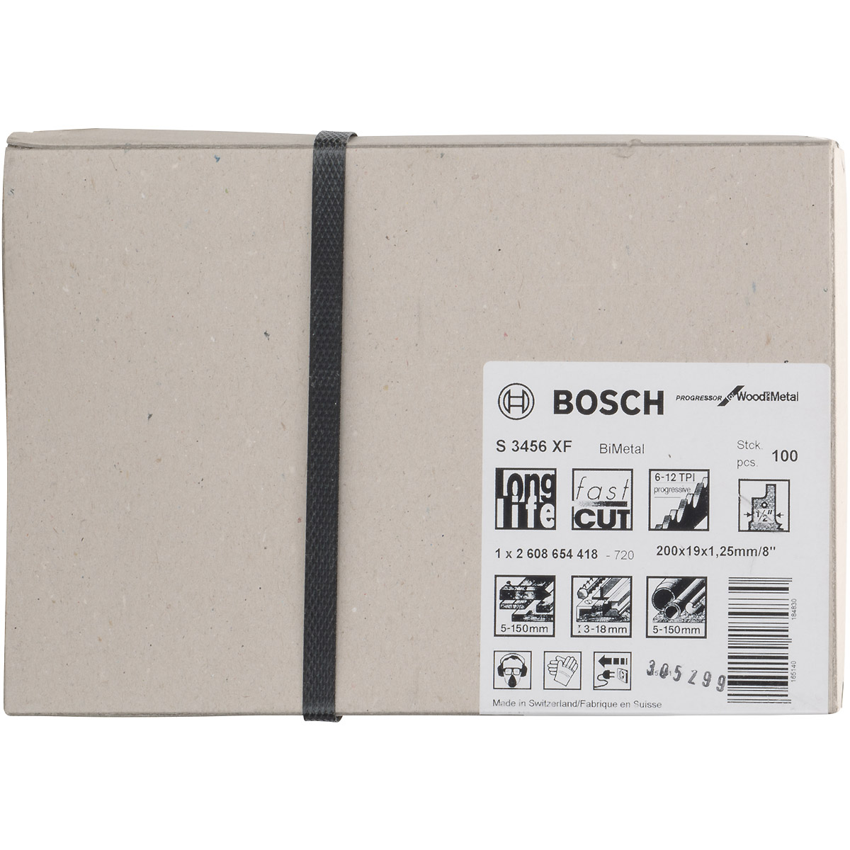 Bosch Säbelsägeblatt S 3456 XF, Progressor for Wood and Metal