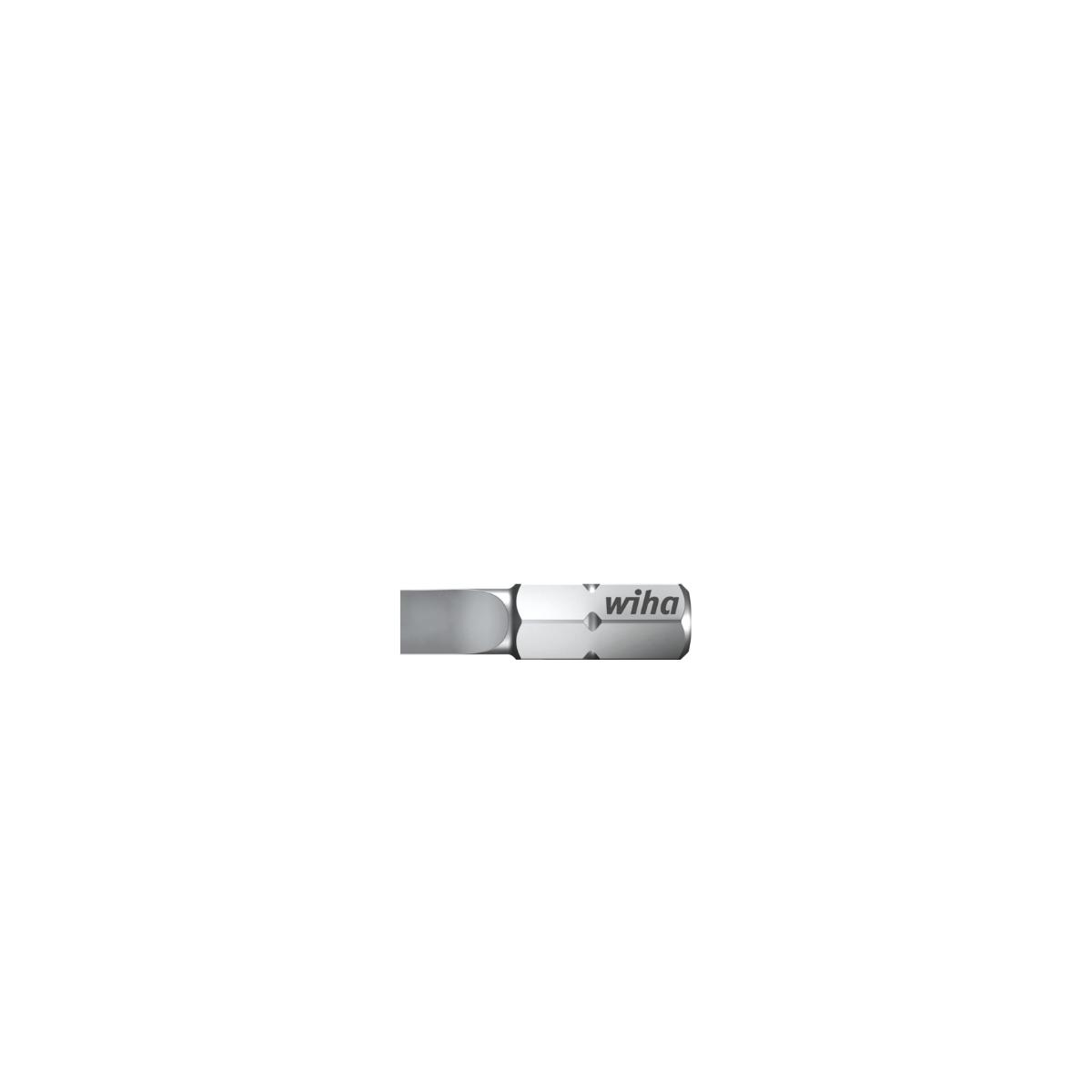 Wiha Bit Standard 25 mm Schlitz 1/4 zoll C6,3