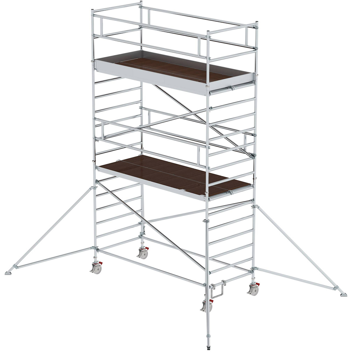 Munk Rollgerüst 1,35 x 3,0 m mit Ausleger & Doppel-Plattform