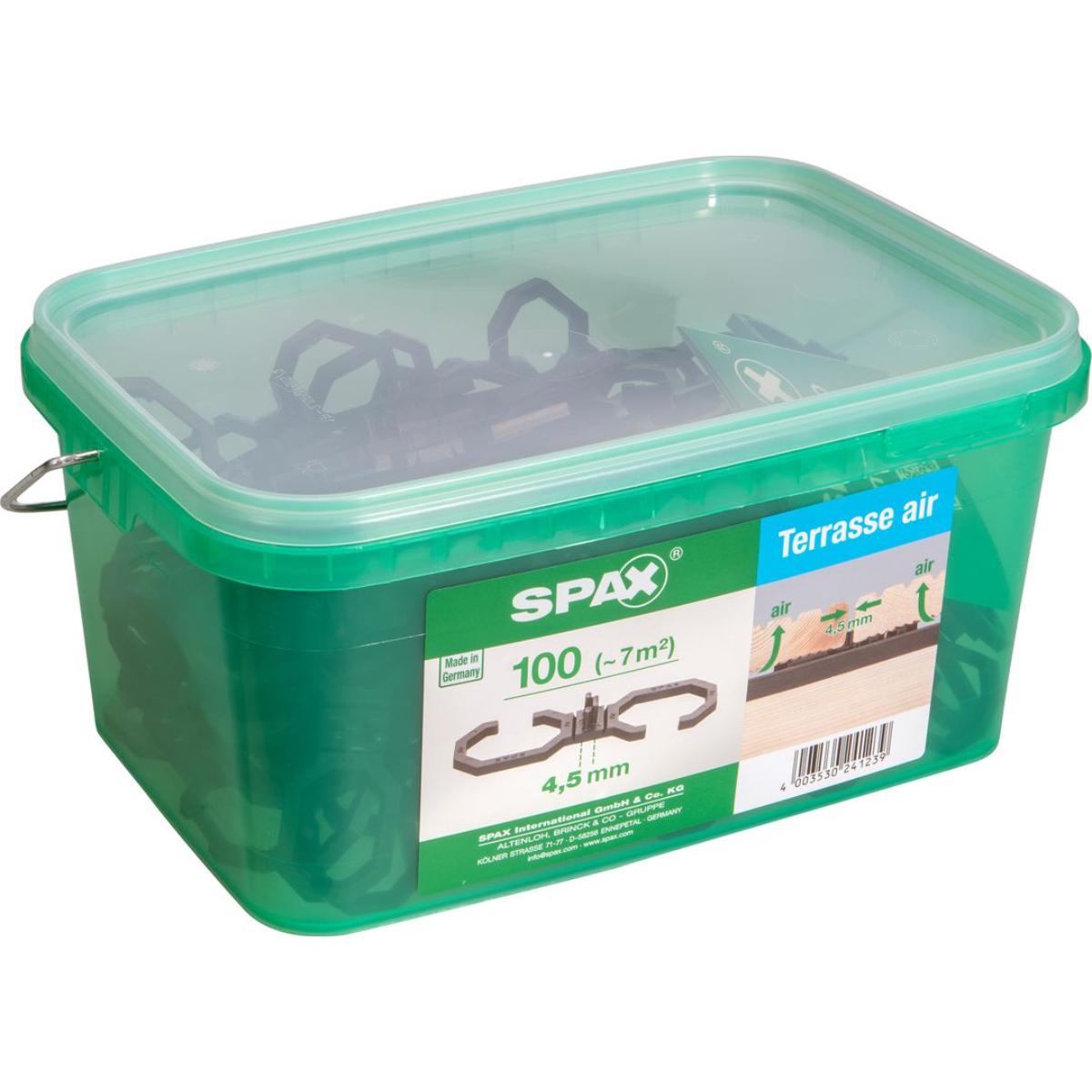 SPAX AIR ABSTANDSHALTER 4,5MM HKB L , HENKELBOX 100 Stück