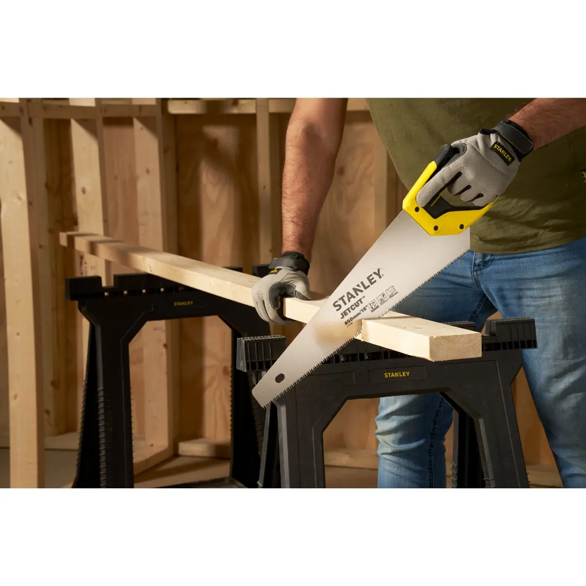 STANLEY JETCUT Handsäge 450mm 7TPI