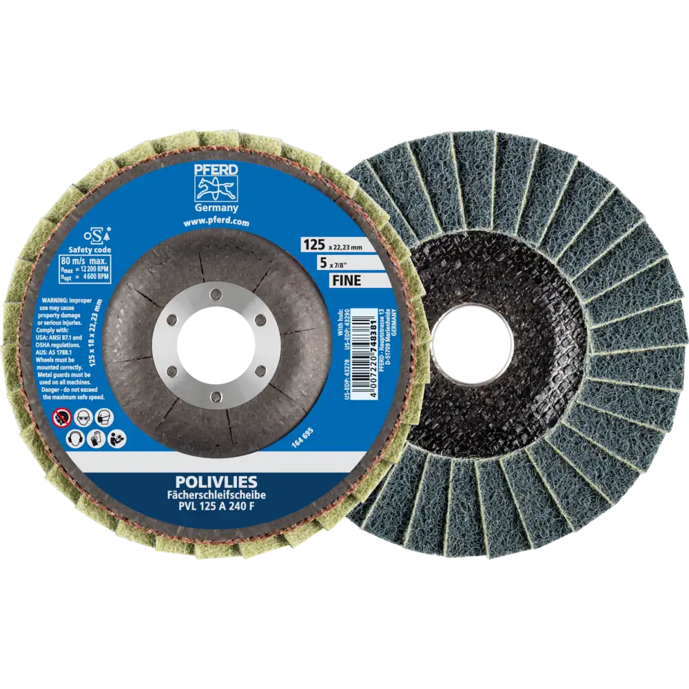 PFERD TOOLS POLIVLIES-Fächerscheibe PVL Korund
