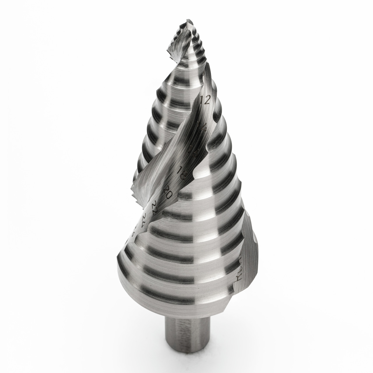 RUKO ULTIMATECUT Stufenbohrer mit FLOWSTEP® Spitze, HSS-Co 5, 3-Flächenschaft