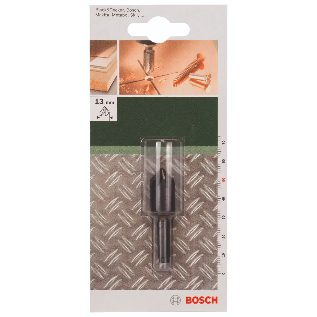Bosch Kegelsenker Werkzeugstahl D= 13,0 mm, M 6-M 8