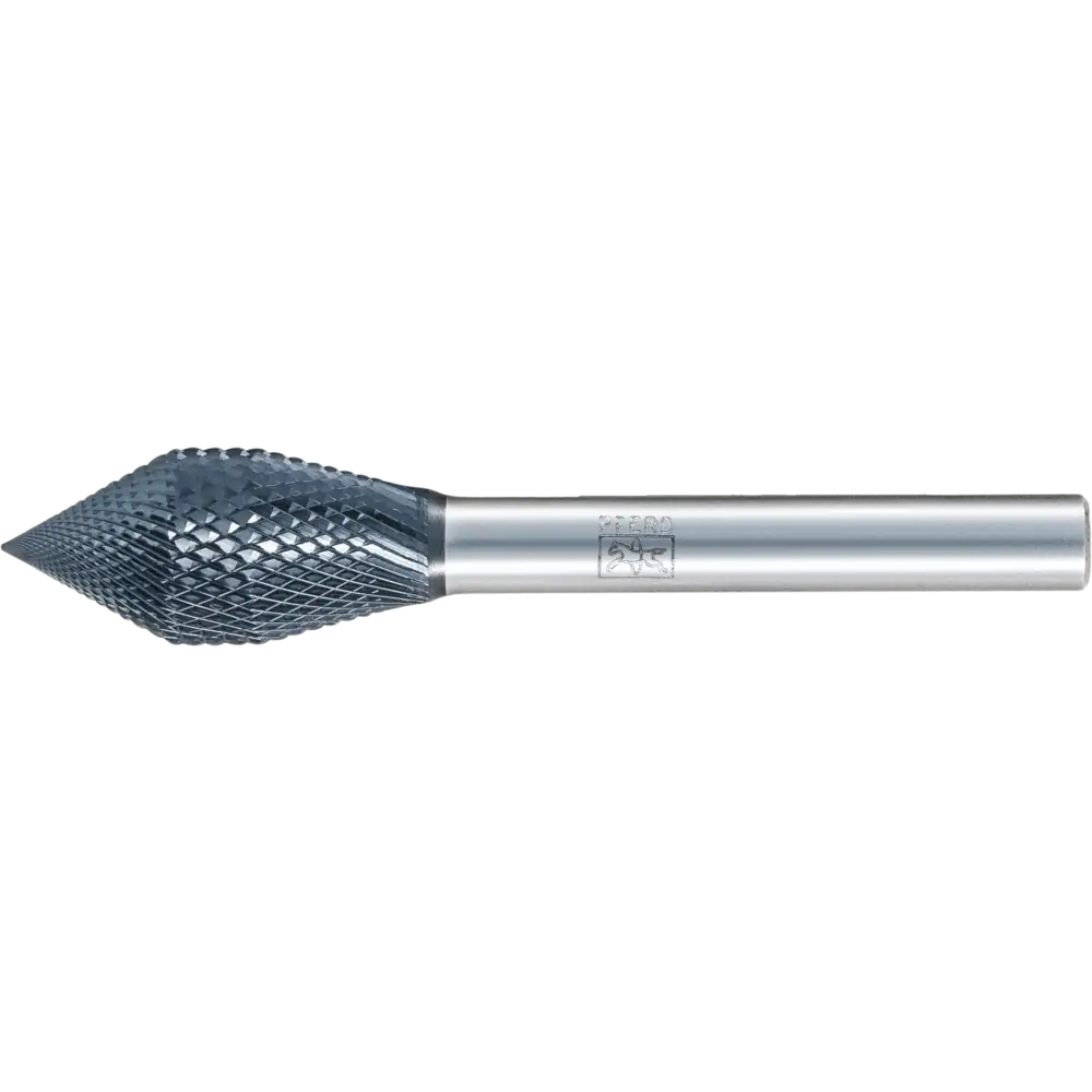 PFERD TOOLS Hartmetall Hochleistungsfrässtift MICRO KZW Ø 12x25 mm Schaft-Ø 6mm HICOAT