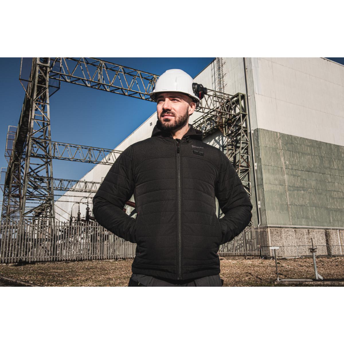 Milwaukee M12 HPJBL3-0 12 V Akku-Heiz-Steppjacke Herren schwarz, ohne Akku und Ladegerät