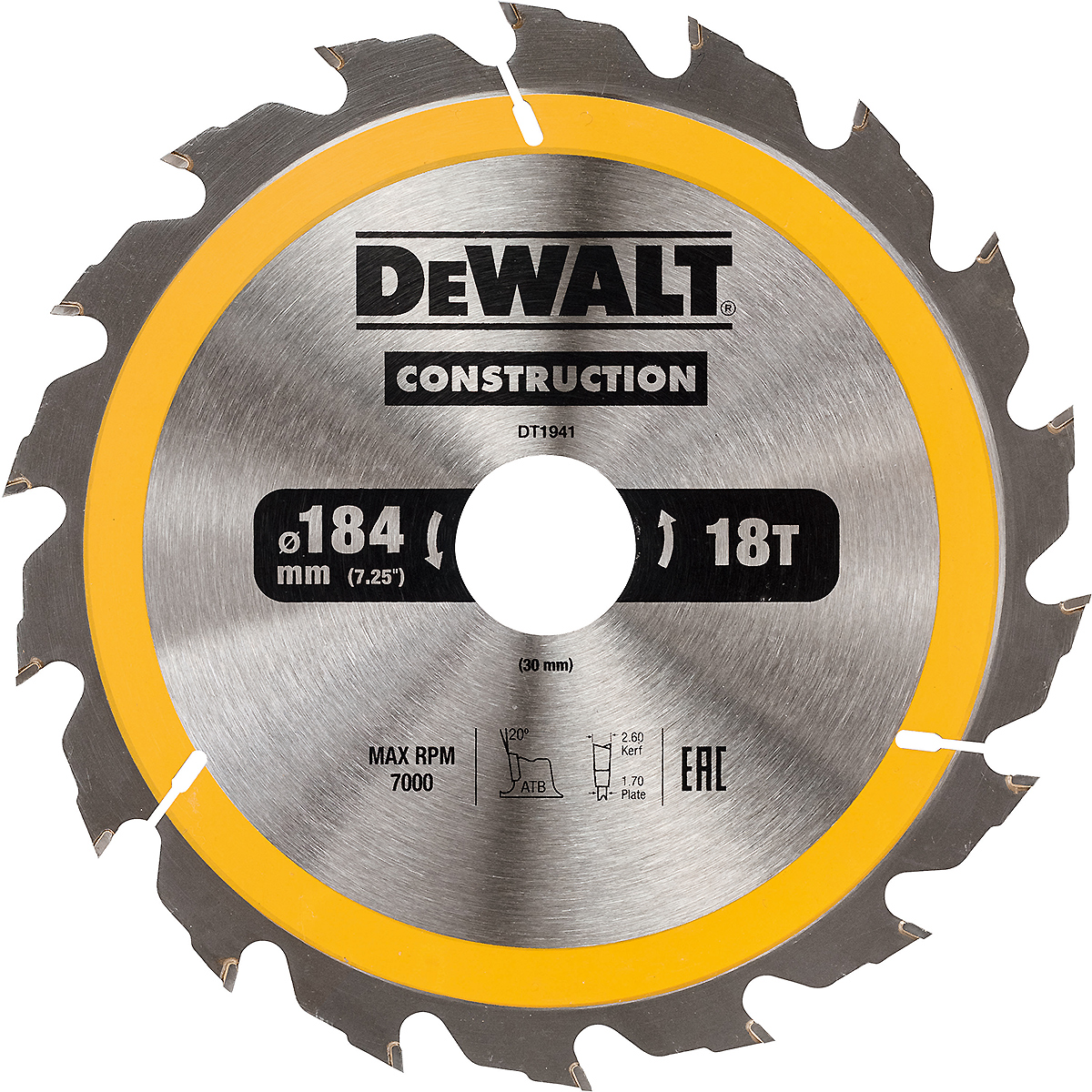 DEWALT XR EXTREME Kreissägeblatt Handkreissäge Extra schnelle Schnitte