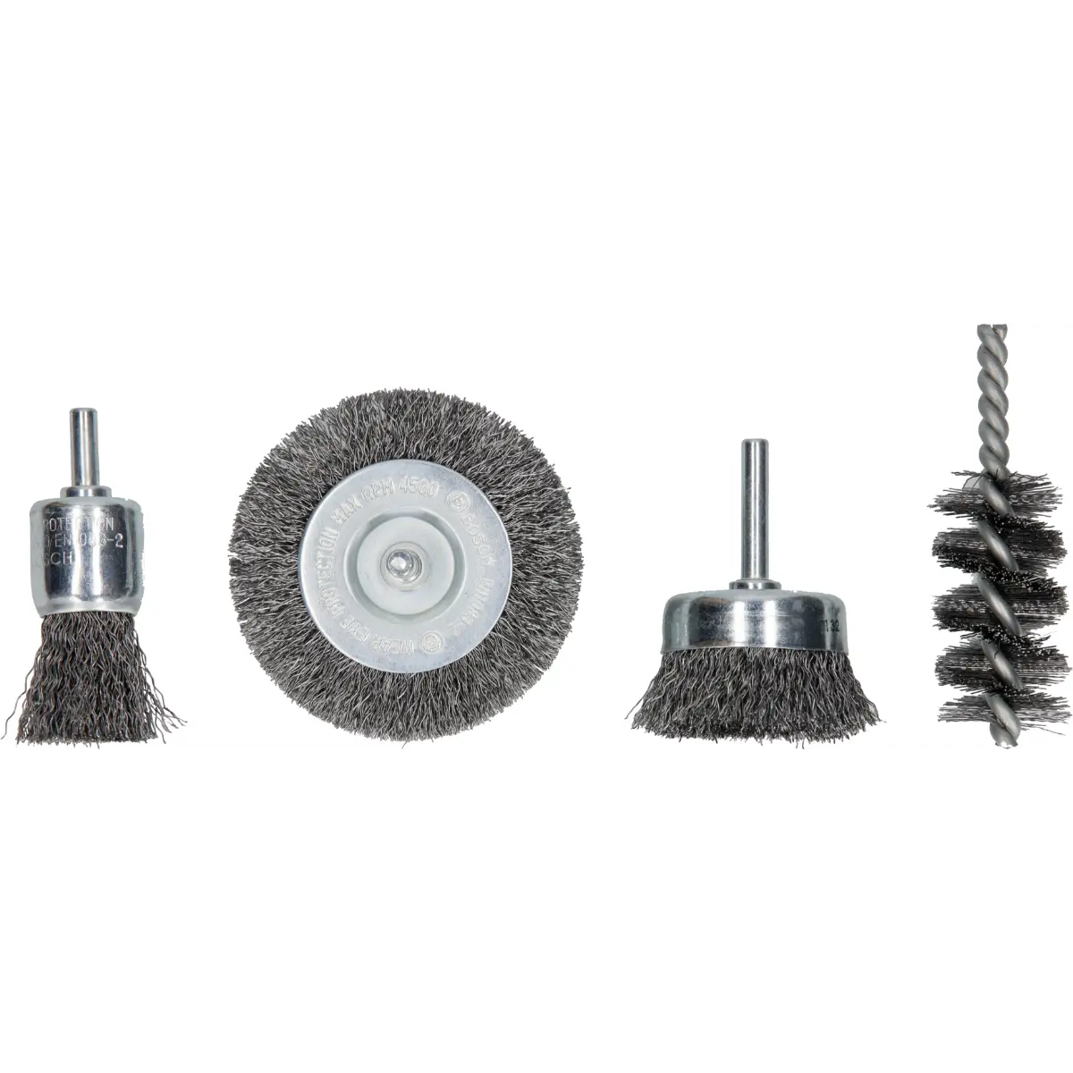 Bosch Drahtbürsten-Set 4tlg. Drahtbürsten-Set, 4-tlg.