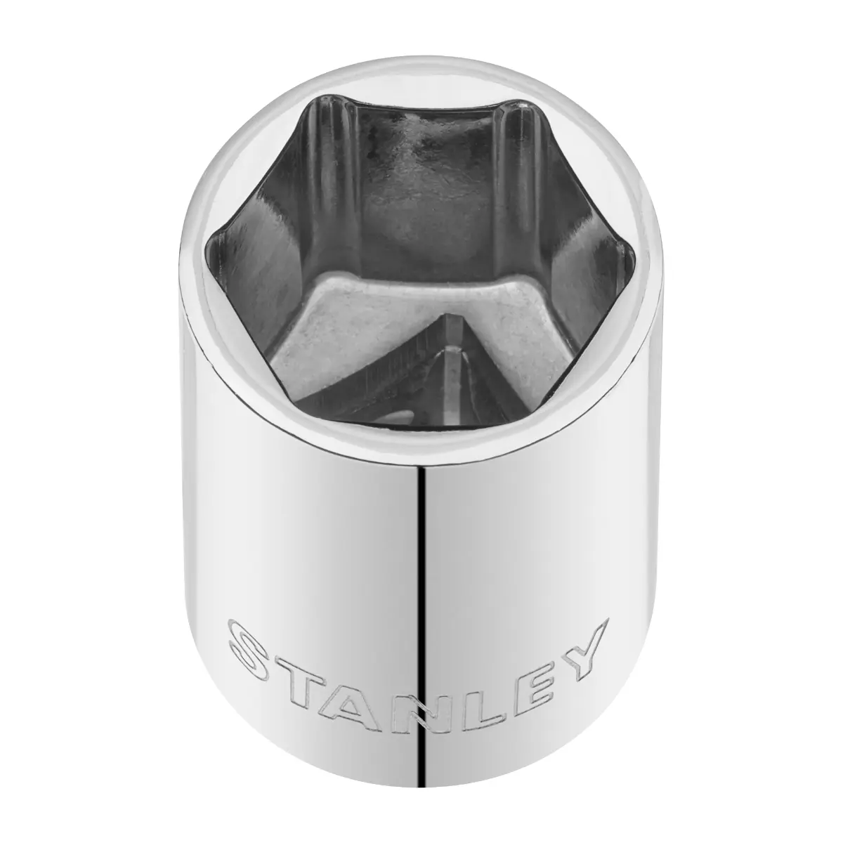 STANLEY 1/2 Zoll 6-Kant Stecknuss 21 mm mit MaxiDrive-Profil