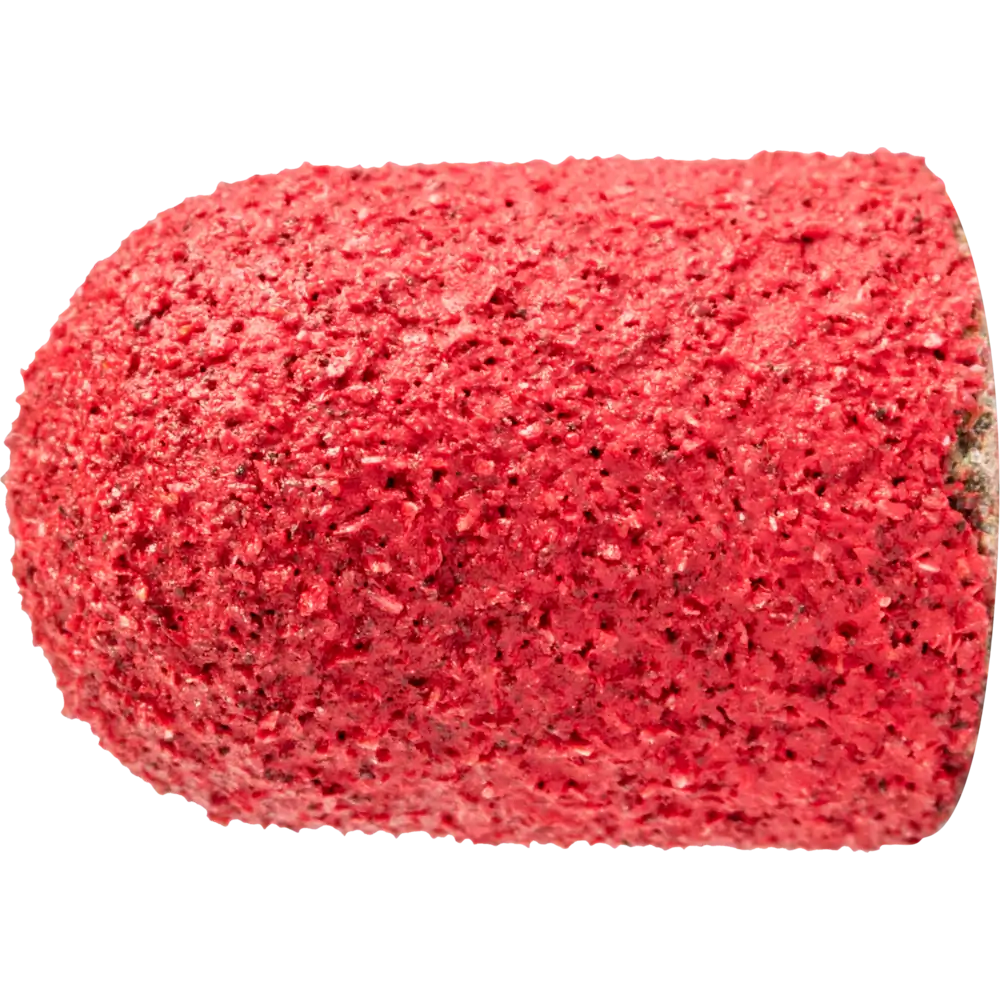 PFERD TOOLS POLICAP Schleifkappe PC Walzenrundform Keramikkorn für Edelstahl