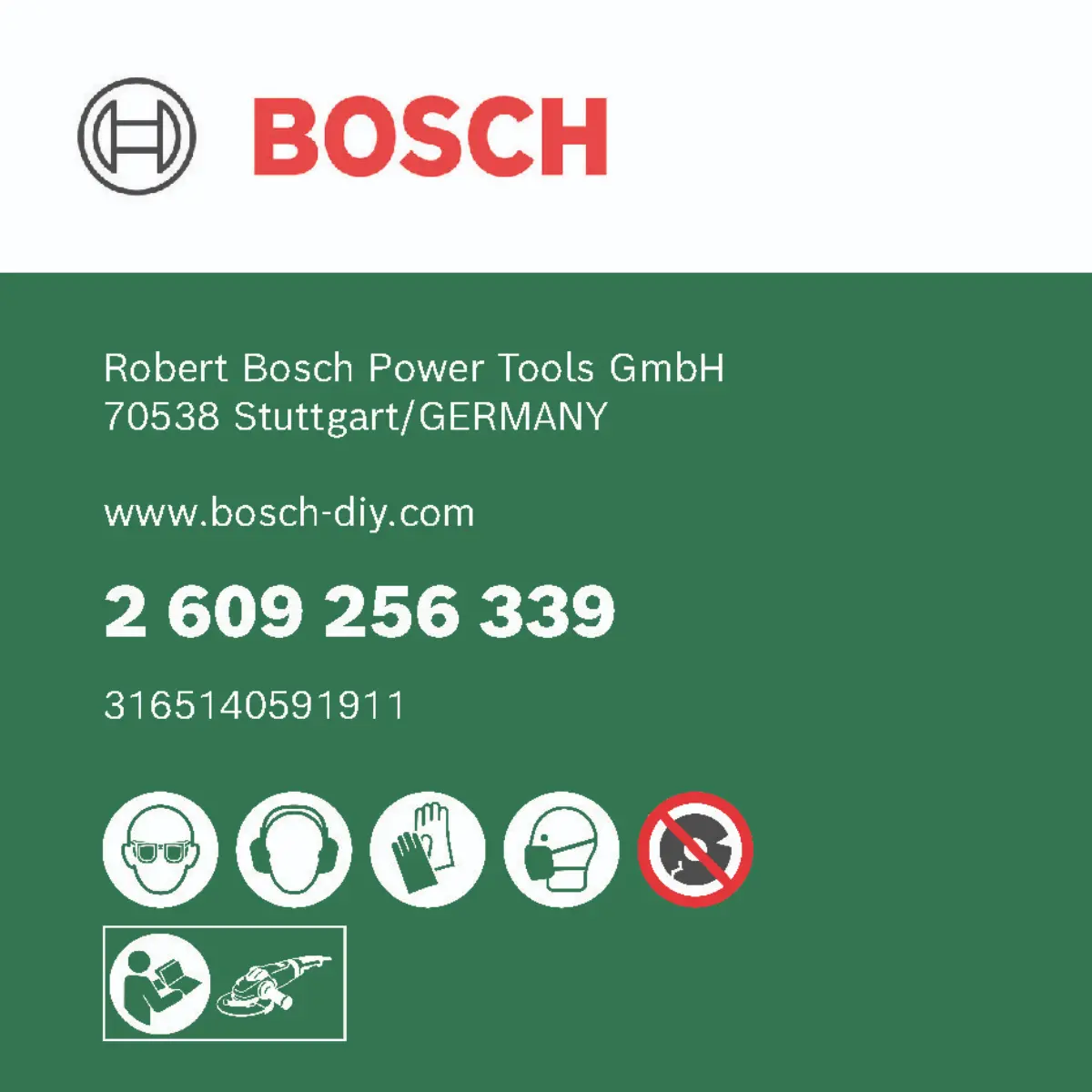 Bosch Schruppscheibe gekröpft, Metall D= 230 mm
