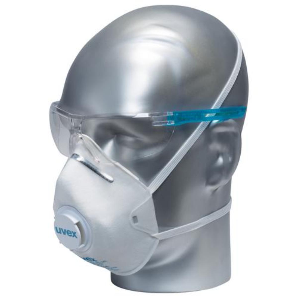 uvex Bügelbrille x-fit blau translucent