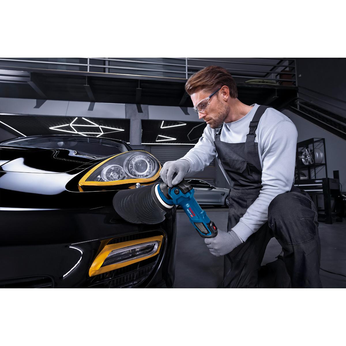 Bosch Polierer GPX9-125S, Schwamm 130 mm, Bosch Professional Werkzeugtasche