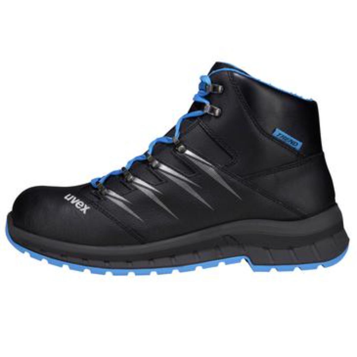 uvex 2 trend Sicherheitsschuh Stiefel S2 blau-schwarz