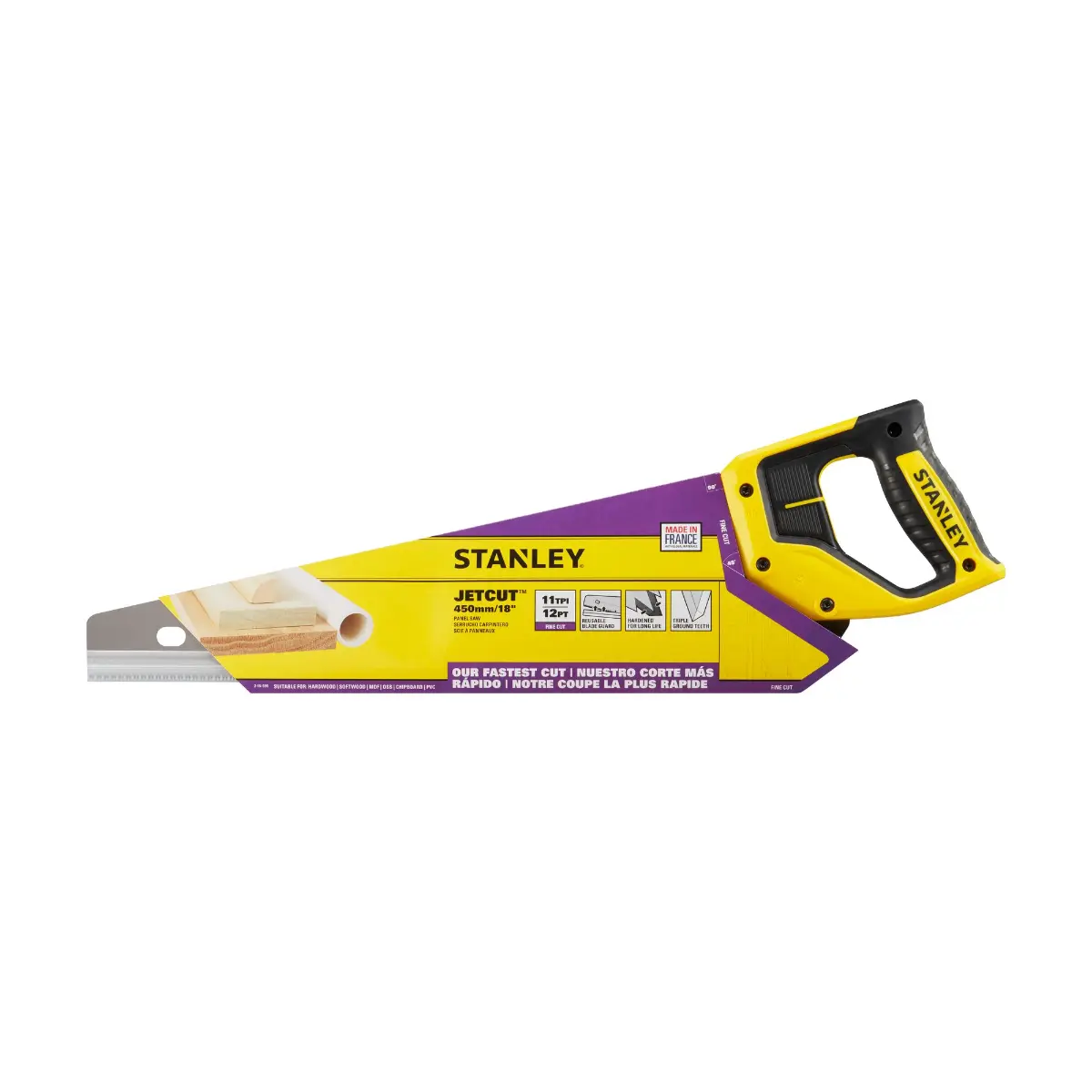 STANLEY JETCUT Handsäge 450mm 11TPI