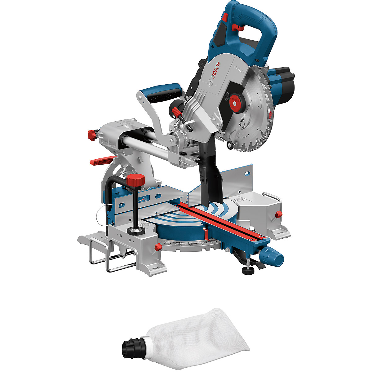 Bosch Akku-Kapp- und Gehrungssäge BITURBO GCM 18V-216, Solo Vers., o. Akku u. Ladege.