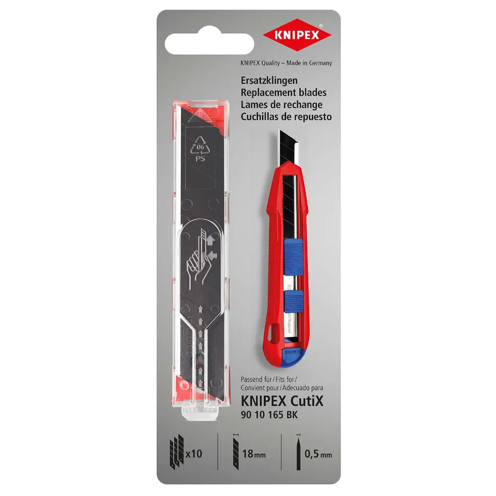 KNIPEX Ersatzklingen für 90 10 165 BK (10x)