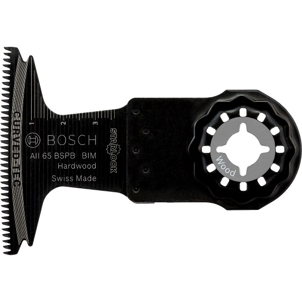Bosch BIM Tauchsägeblatt AII 65 BSPB, Hard Wood, 40 x 65 mm, PAK