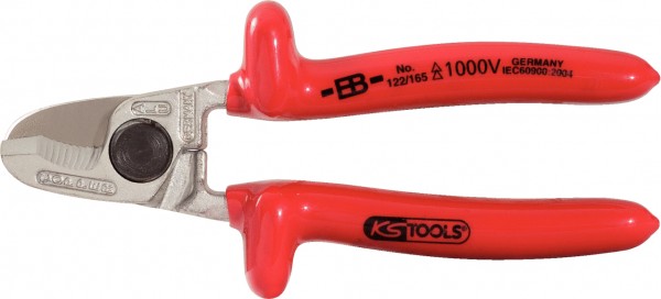 KS Tools 1000V Einhand-Kabelschneider, 165mm