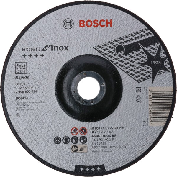 Bosch Trennscheibe gekröpft Expert for Inox - Rapido AS 46 T INOX BF