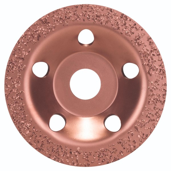 Bosch Carbide-Schleifköpfe, 115 mm, Feinheitsgrad mittel, Scheibenform mittel