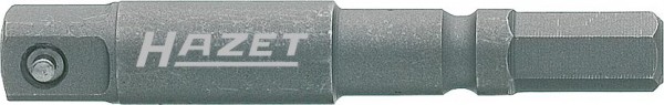 HAZET Schlag- Maschinenschrauber Adapter, Sechskant ISO 1173-A 5,5 , Vierkant 6,3 mm (1/4 Zoll)