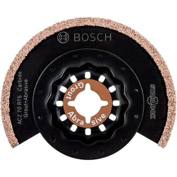Bosch Starlock Carbide-RIFF Schmalschnitt-Segmentsägeblatt ACZ 70 RT5, 70 mm
