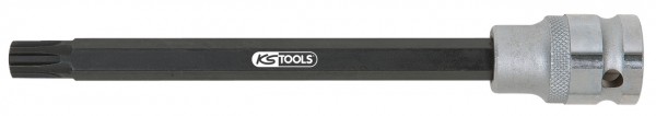 KS Tools 1/2" Bit-Stecknuss für RIBE-Schrauben, extra lang, M10