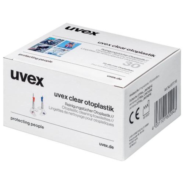 uvex clear Otoplastik - Reinigungstücher 30 Stück