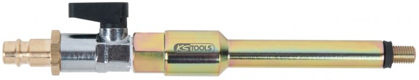 KS Tools Druckluftadapter für Glühkerzenbohrungen M10 x 1,25