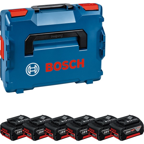 Bosch Akku-Paket 6x GBA 18V 4.0Ah (L)