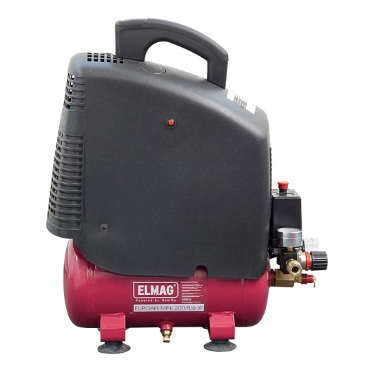 ELMAG Kompressor EUROAIR MINI 200/8/6 W - 'SET-AKTION':