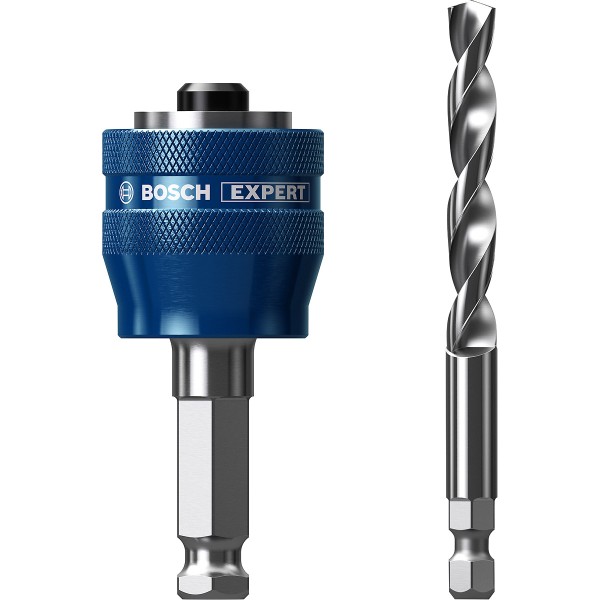 Bosch EXPERT Power Change Plus Adapter, Gesamtlänge (mm): 105, Sechskant, HSS-G-Bohrer