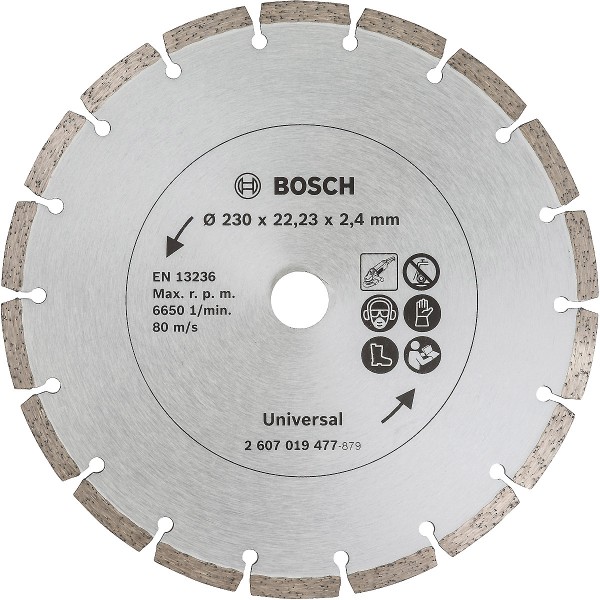 Bosch Diamanttrennscheibe für Baumaterial, Durchmesser(mm): 230, 2er-Pack
