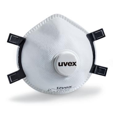 uvex silv-Air exxcel 7318 Atemschutzmaske FFP3 - Inhalt: 80 Stück in Einzelverpackung