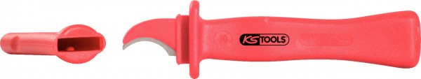 KS Tools Absetzmesser mit Schutzisolierung, 165mm