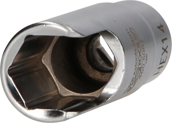 KS Tools 3/8" Spezial-Winkel-Rohrverbinder-Stecknuss, 14 mm