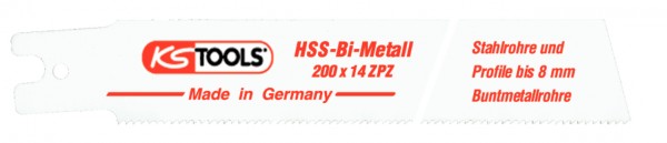 KS Tools Säbelsägeblatt Rems, HSS-Bi-Metall, 200mm, 1,8mm, 5er Pack