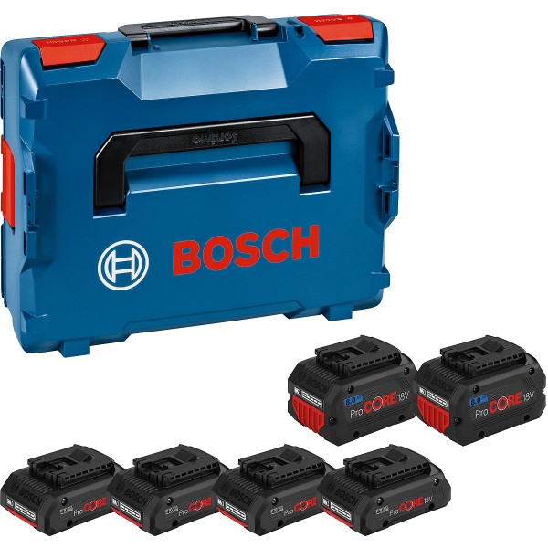 Bosch Akku-Paket 4x PC18V4.0+2x PC18V 8.0