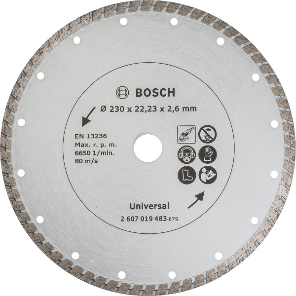 Bosch Diamanttrennscheibe Turbo, Durchmesser (mm):230