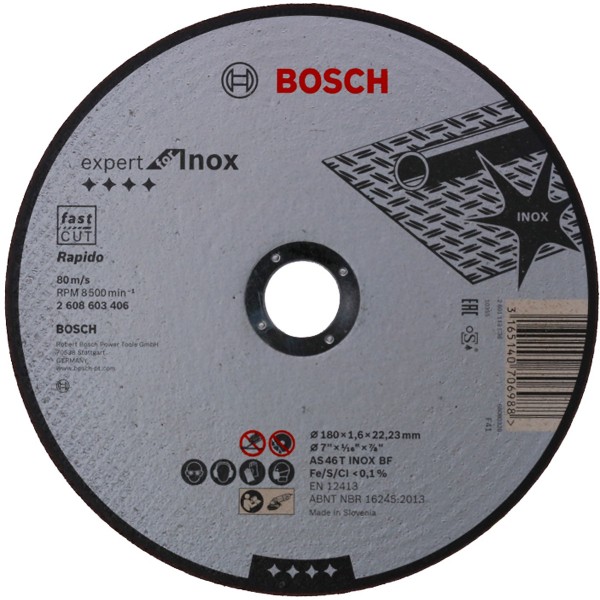 Bosch Trennscheibe gerade Expert for Inox - Rapido AS 46 T INOX BF
