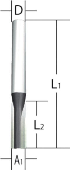 Makita Fräser Nut Einschneider 3mm - D-47379