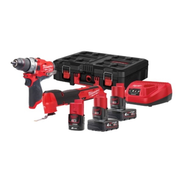 Milwaukee M12FPP2AX-423P Akku-Werkzeug SET