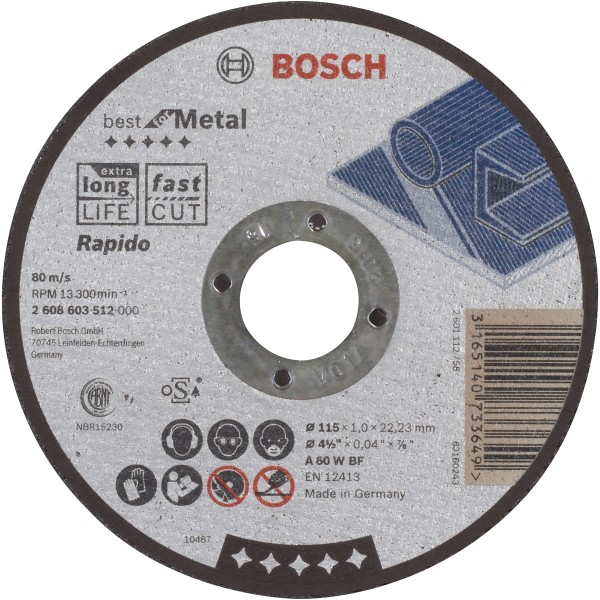 Bosch Trennscheibe gerade Best for Metal - Rapido A 60 W BF