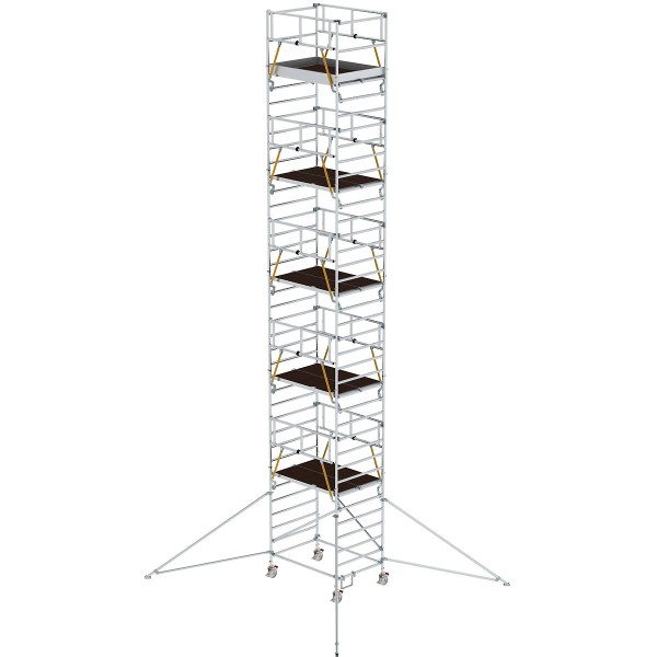 Rollgerüst SG 1,35 x 1,80 m mit Ausleger & Doppel-Plattform