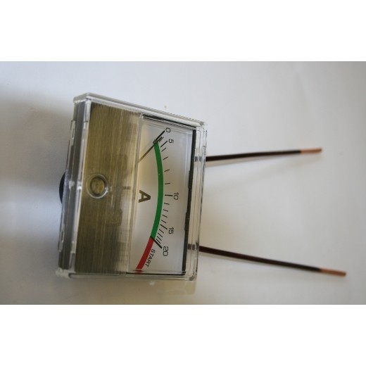 ELMAG Amperemeter 0-20 A. 70x60mm für