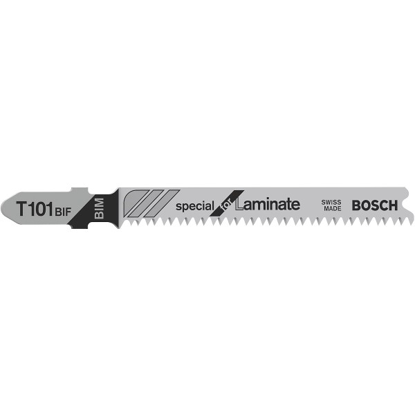 Bosch Stichsägeblatt T 101 BIF Special for Laminate, 5er-Pack