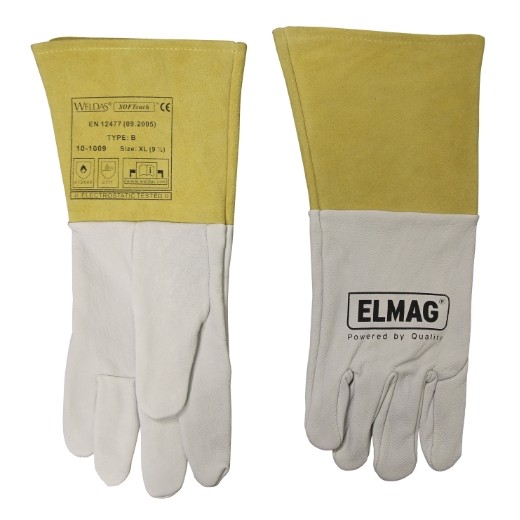ELMAG 5-Finger-Schweißerhandschuhe WELDAS 10-1009 M