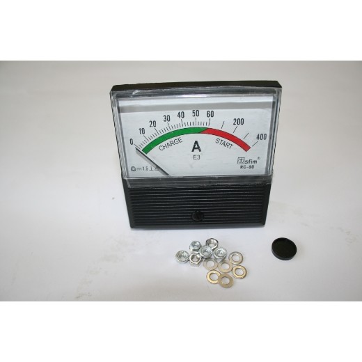 ELMAG Amperemeter 0-400 A., 80x80mm für